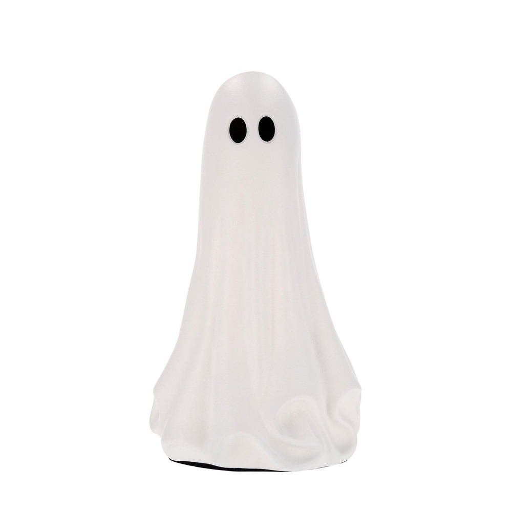 My Texas House Large Ghost, Black & White, 20" Resin Halloween Decor